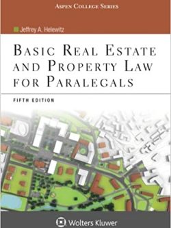 Basic Real Estate and Property Law for Paralegals (5th Edition)