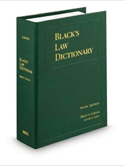 Black’s Law Dictionary (Standard 9th Edition)