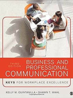 Business and Professional Communication: KEYS for Workplace Excellence (3rd Edition)