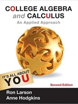 College Algebra and Calculus: An Applied Approach (2nd Edition)