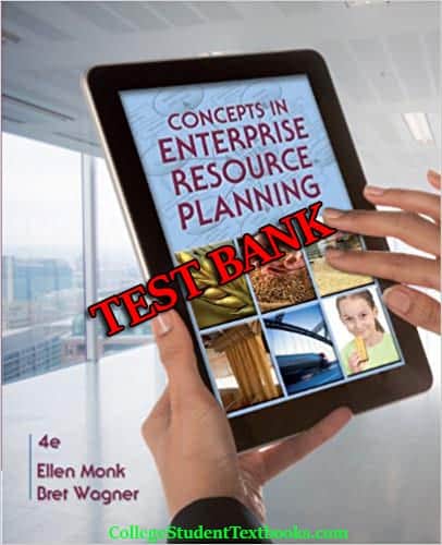 Concepts in Enterprise Resource Planning 4th edition