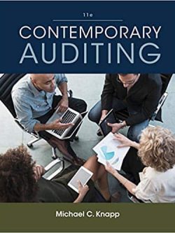 Contemporary Auditing (11th Edition)