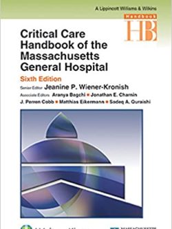 Critical Care Handbook of the Massachusetts General Hospital (6th Edition)