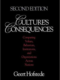 Culture’s Consequences: Comparing Values; Behaviors; Institutions and Organizations Across Nations (2nd Edition)