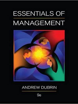 Essentials of Management (9th Edition)