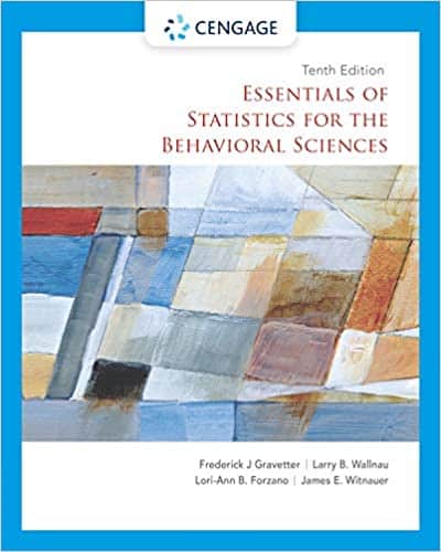 Essentials of Statistics for the Behavioral Sciences (10th Edition)