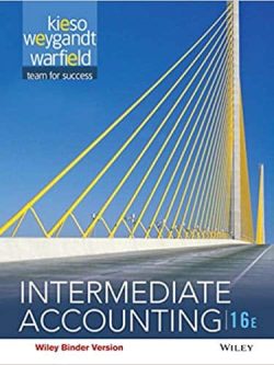 Intermediate Accounting (16th Edition)