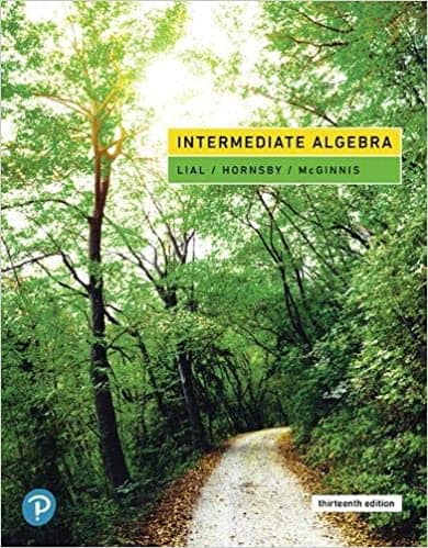 Intermediate Algebra (13th Edition) – Lial/Hornsby/McGinnis