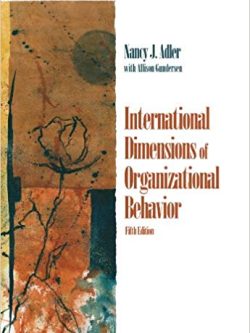 International Dimensions of Organizational Behavior (5th Edition)