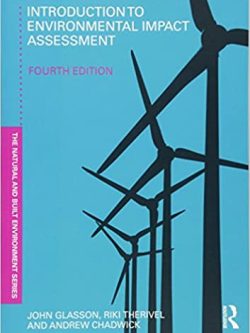 Introduction To Environmental Impact Assessment (4th Edition)