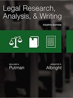 Legal Research; Analysis; and Writing (4th Edition)