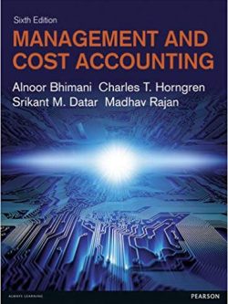 Management & Cost Accounting (6th Edition)