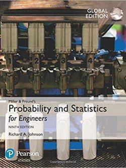 Miller and Freund’s Probability and Statistics for Engineers (9th edition global)