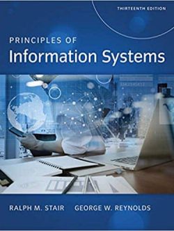 Principles of Information Systems (13th Edition)