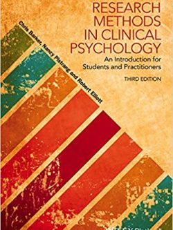 Research Methods in Clinical Psychology: An Introduction for Students and Practitioners (3rd Edition)