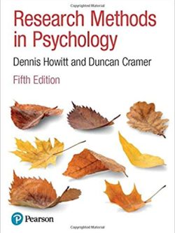 Research Methods in Psychology (5th Edition)