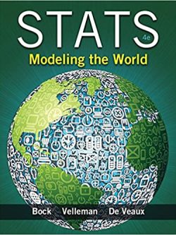 Stats: Modeling the World (4th Edition)