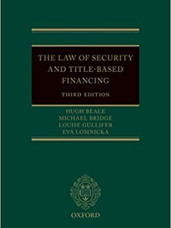 The Law of Security and Title-Based Financing (3rd Edition)