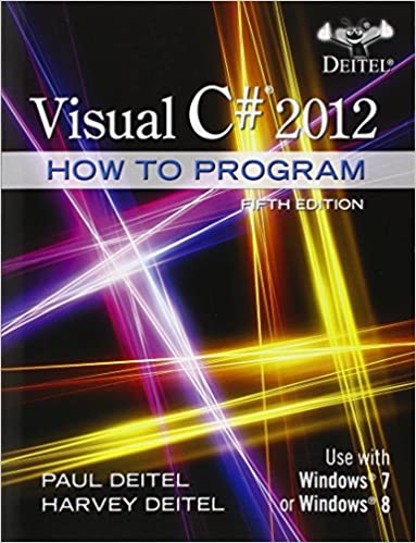 Visual C# 2012 How to Program (5th Edition)
