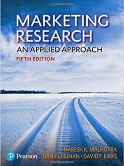 Marketing Research – An Applied Approach – 5th Edition