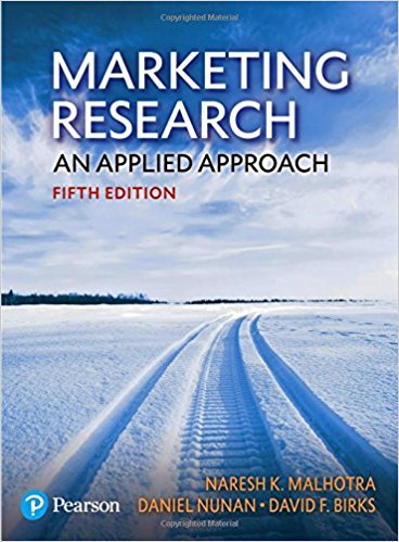 Marketing Research – An Applied Approach – 5th Edition