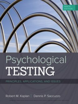 Psychological Testing: Principles; Applications and Issues (9th Edition)
