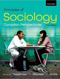 Principles of sociology : Canadian Perspectives (3rd Edition)
