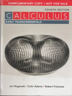 Calculus: Early Transcendentals (4th Edition)