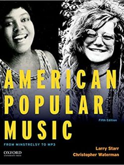 American Popular Music: From Minstrelsy to MP3 (5th Edition)