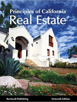 Principles of California Real Estate (16th edition)