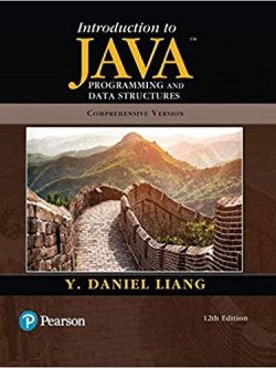 Introduction to Java Programming and Data Structures(12 Edition)