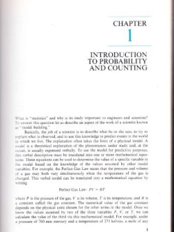 Introduction to Probability and Statistics: Principles and Applications for Engineering and the Computing Sciences (3rd edition)