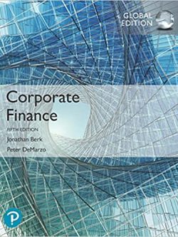 Corporate Finance; 5th edition Global Edition