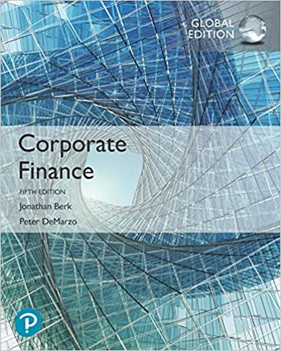 Corporate Finance; 5th edition Global Edition