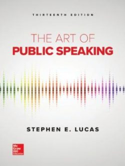 The Art Of Public Speaking 13th Edition