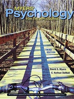 MYERS Psychology for the AP Course (3rd Edition)