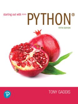Starting Out With Python (5th International Edition)