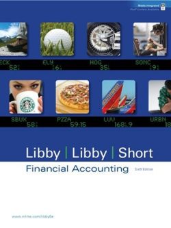 Financial Accounting  (6th Edition)