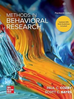 Methods in Behavioral Research (14th Edition)