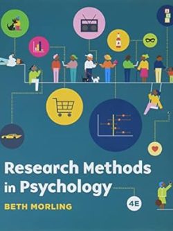 Research Methods in Psychology; Evaluating a World of Information (4th Edition)