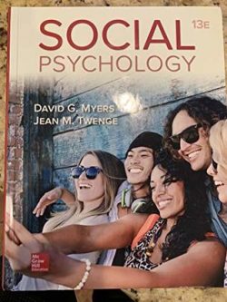 Social Psychology (13th Edition)