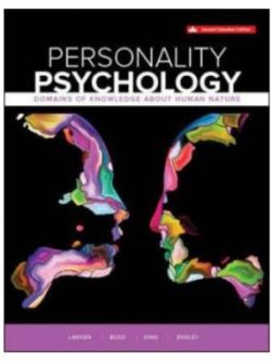Personality Psychology; Domains of Knowledge About Human Nature (2nd Canadian Edition)