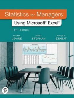 Statistics for Managers Using Microsoft Excel  (9th Edition)