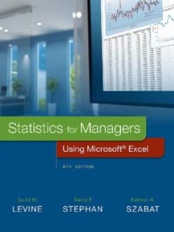 Statistics for managers using Microsoft Excel (8th Edition)