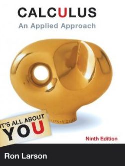 Calculus; An Applied Approach (9th Edition)