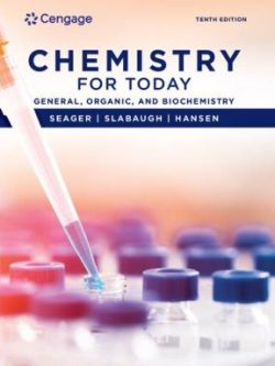 Chemistry for Today; General, Organic, and Biochemistry (10th Edition)
