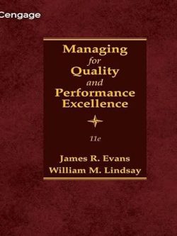 Managing for Quality and Performance Excellence  (11th Edition)