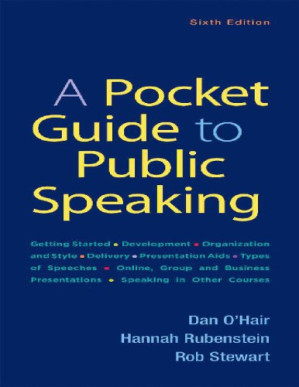 A Pocket Guide to Public Speaking (6th Edition)