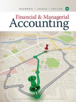 Financial and Managerial Accounting (15th Edition)