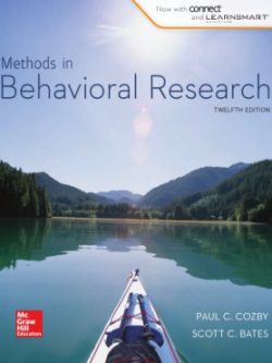 Methods in Behavioral Research (12th Edition)